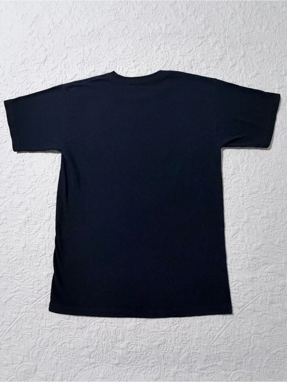 Vans | Off The Wall Classic Script Logo T-Shirt | Size Small | Navy